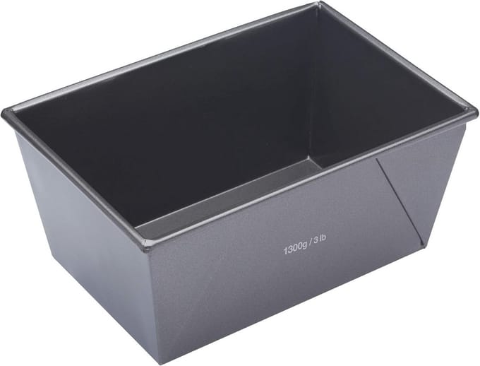 Robuuste 1,4 kg broodbakpan met antiaanbaklaag van 21,5 x 13 cm