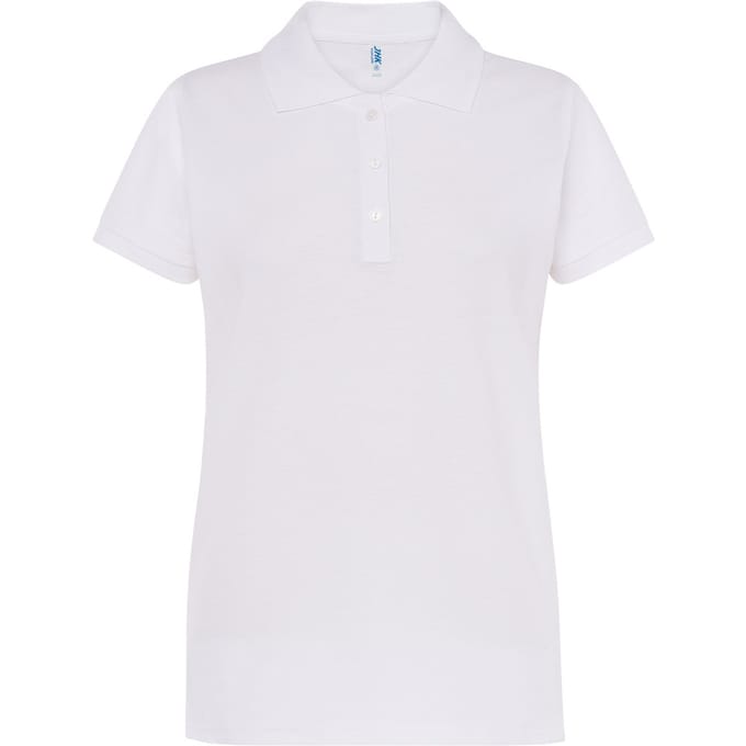 JHK Dames/Dames Effen Plus Poloshirt (Wit)