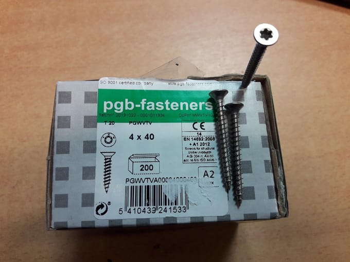 Rvs A2 Schroef 4/40 200st PGB