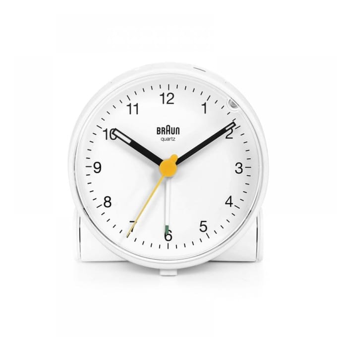 Braun BC01W - Wekker - Analoog - Wit