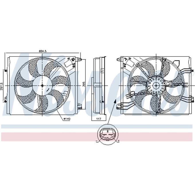 Ventilator NISSENS 850050