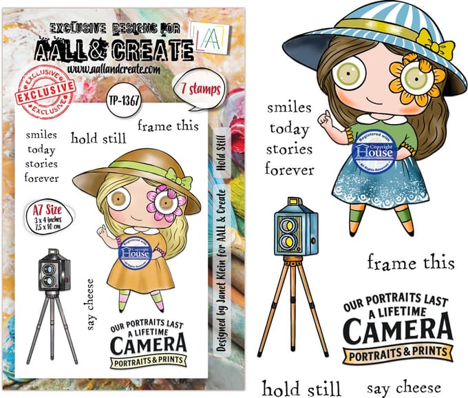 Aall & Create clearstamps A7 - Hold still