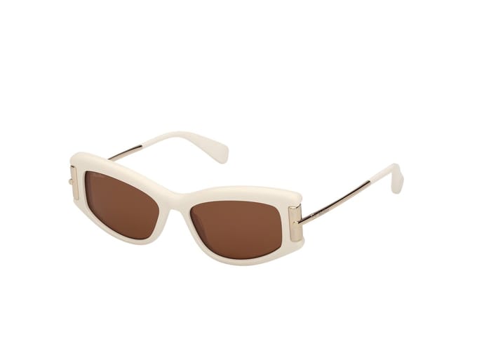 Maxmara MM0189 Shiny white 52/16/140 WOMAN Zonnebrillen