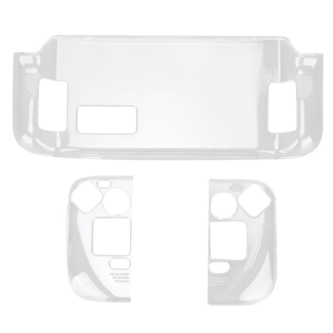 GP?806 Voor Steam Deck Transparante Hoes Krasbestendig Volledige Bescherming Game Console Harde PC Cover white