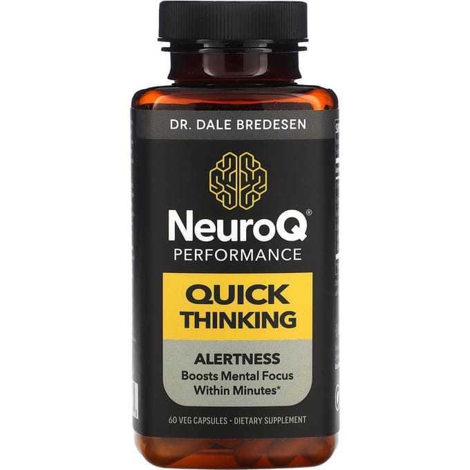 LifeSeasons, NeuroQ performance, pensée rapide, 60 gélules végétales