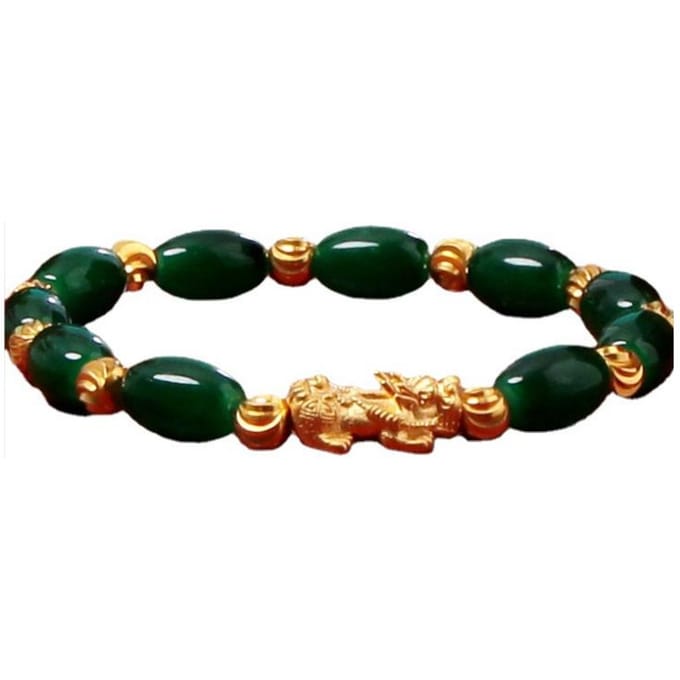 Gelukkige vrouwen Jade Bixie armband 3D PiYao armband groen