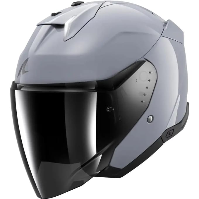 Shark Skwal i3 Jet Dark Shadow Licht Grijs Jethelm - Helm
