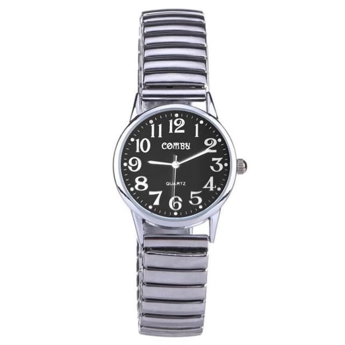 Fako - Horloge - Rekband - Comby Classic - 28mm - Zwart