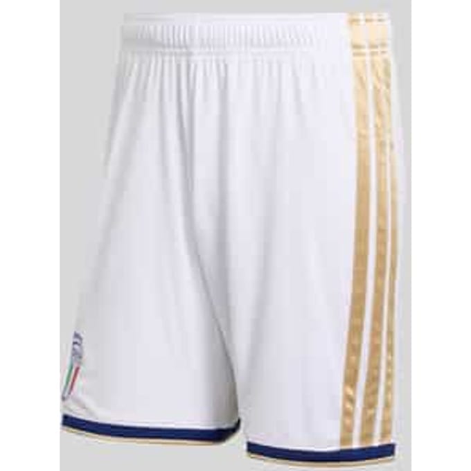 Adidas Italy Korte Broeken Heren - Wit - Maat L - Poly Mesh