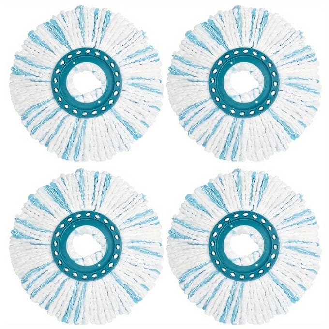 Livé® Microvezel Mopkoppen – 4 stuks, Sneldrogend & Absorberend