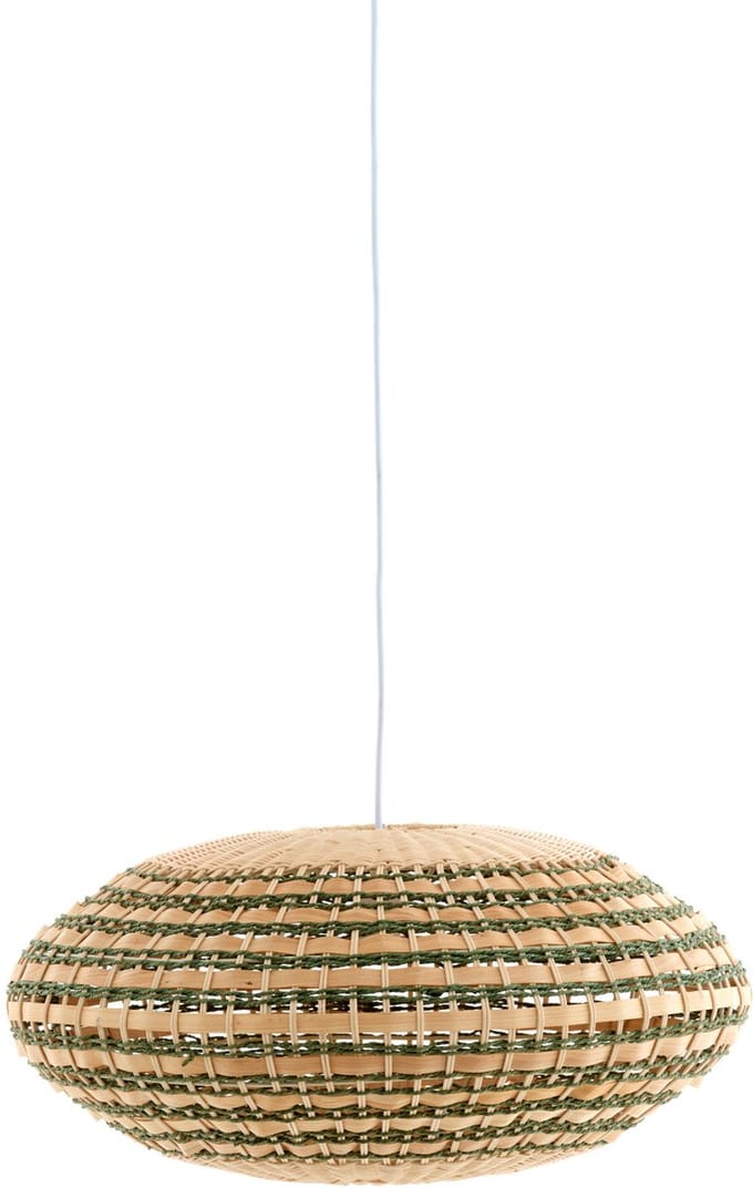 Hanglamp - groen - Tawela - rotan - E27 - 2987076 - Light & Living