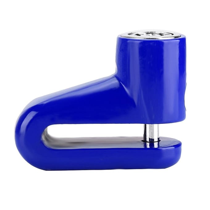 Veiligheidsscooter Motorfiets Fiets Diefstalbestendig Zwaar Uitgevoerd Fietsrem Wieldisk Rotor Slot blauw