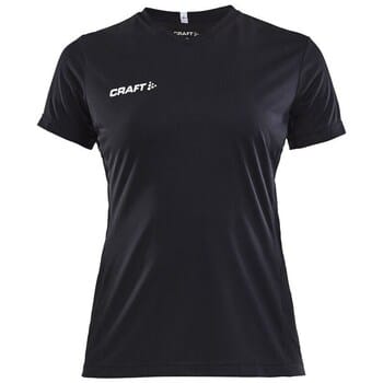 Craft Squad Shirt Korte Mouw Dames - Zwart | Maat: XXL