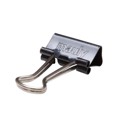 MAUL Foldback klemmen mauly® metaal metaal 12 stuks 19 mm zwart
