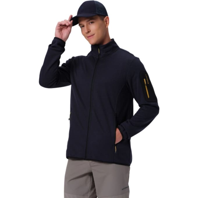 Ice Peak Bredstedt Fleecevest heren Donkerblauw 2XL