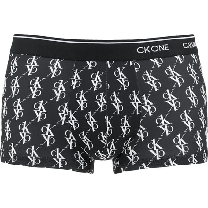 Calvin Klein ck one lowrise microfiber trunk ck logo zwart - XL