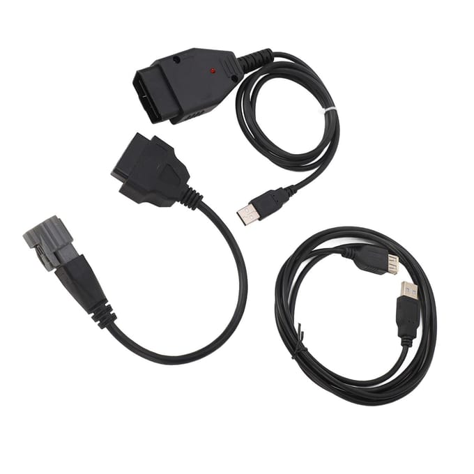 Diagnostische Kabel Stabiel Betrouwbaar Hoge Sterkte Robuuste Diagnostische Adapterkabel voor Buitenboordmotor black