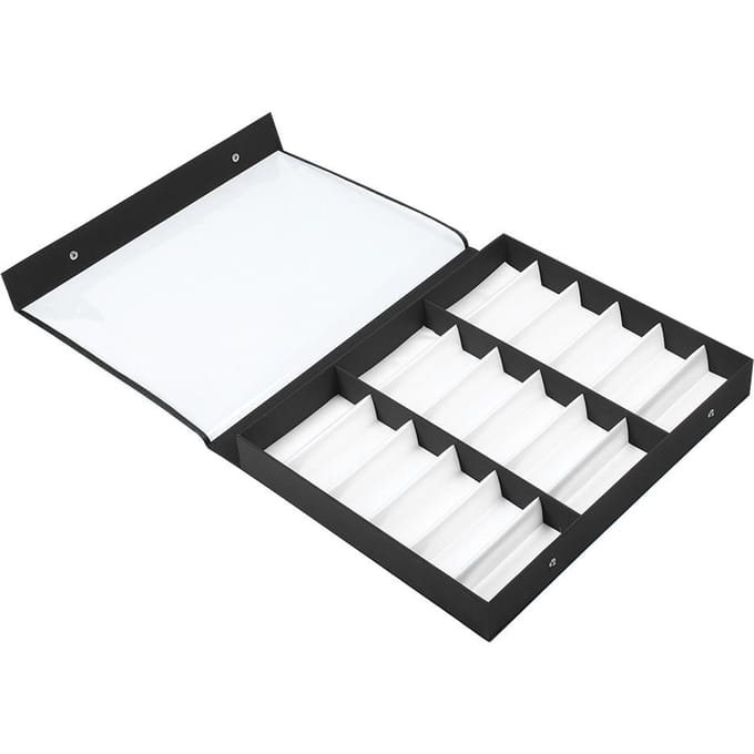 18 Vakken Brillen Etui Organizer Zonnebrillen Opbergdoos Sieraden Display Container white
