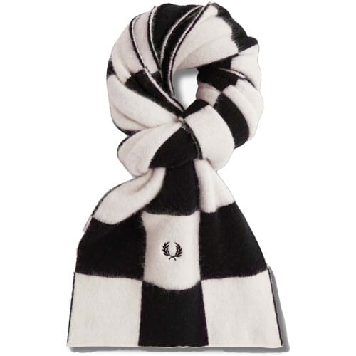 Sjaal Fredperry Fp Chequerboard Lambswool Scarf - Fashion Wear - Volwassen