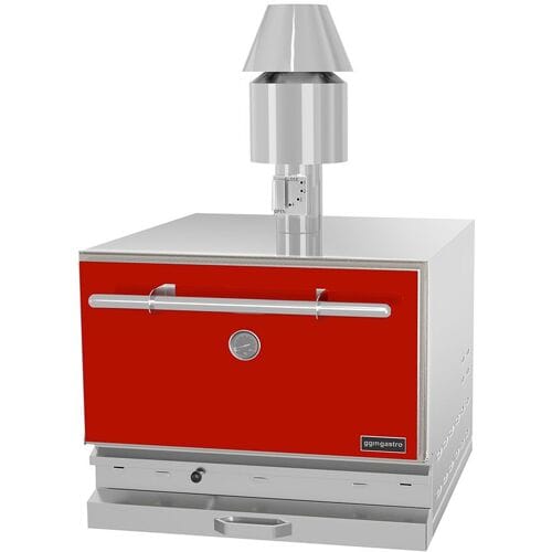 GGM Gastro Houtskooloven - 710mm - rood rood