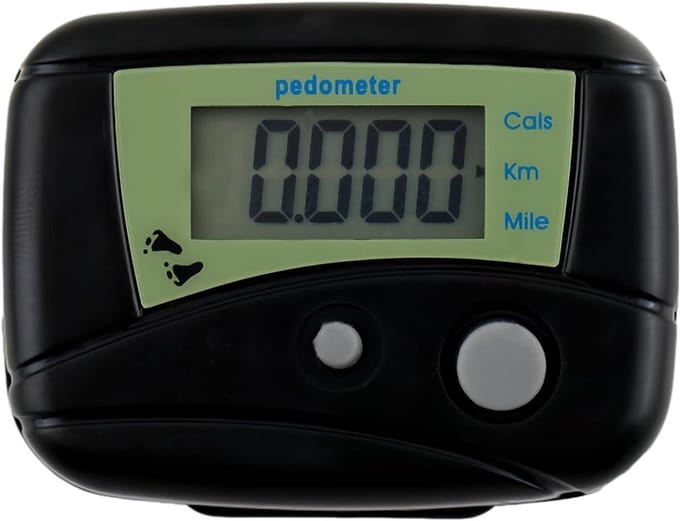 Stappenteller - Activiteitenmonitor - Dagelijkse Beweging - Nauwkeurige Sensor - Compact Formaat - Zwart