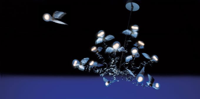 Ingo Maurer Birdie led Hanglamp - transparant