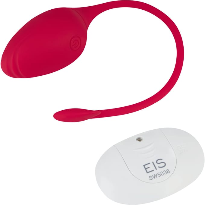 Duivels vibro-ei met afstandsbediening, 7,5 cm