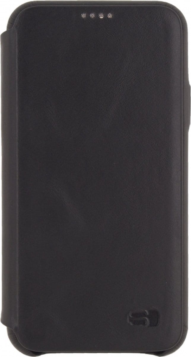 Senza Pure Skinny Leather Booklet Apple iPhone X Deep Black