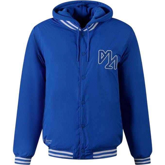 Minoti Heren Afneembare Capuchon Baseballjack (Koninklijk Blauw)