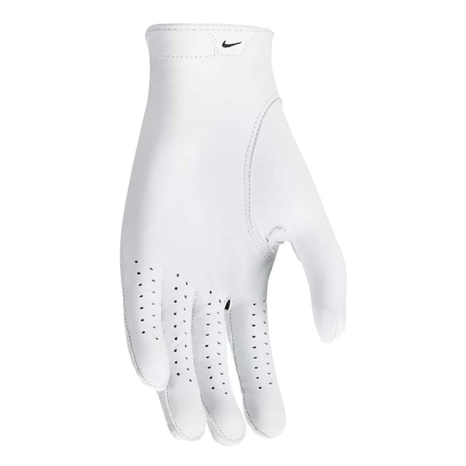 Nike Heren Tour Classic IV Leren Golfhandschoen (Wit)