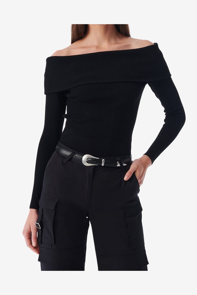 IRO Paris Acelia Pullover Black Taglia: L | Maglie a manica lunga Outlet | Donna | Nero