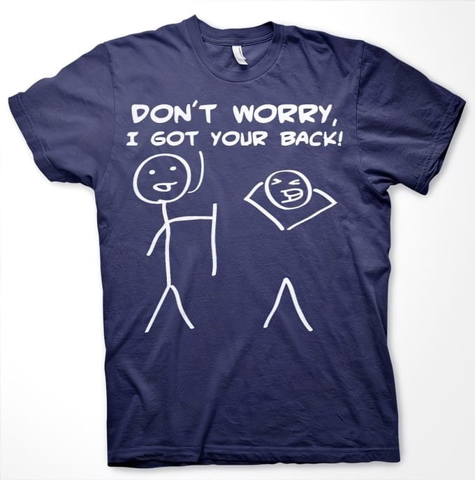 Hybris Don't Worry, I Got Your Back! T-shirt Navy