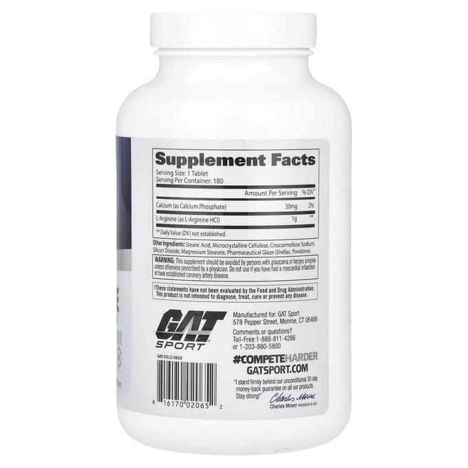 L-Arginine, 180 comprimés
