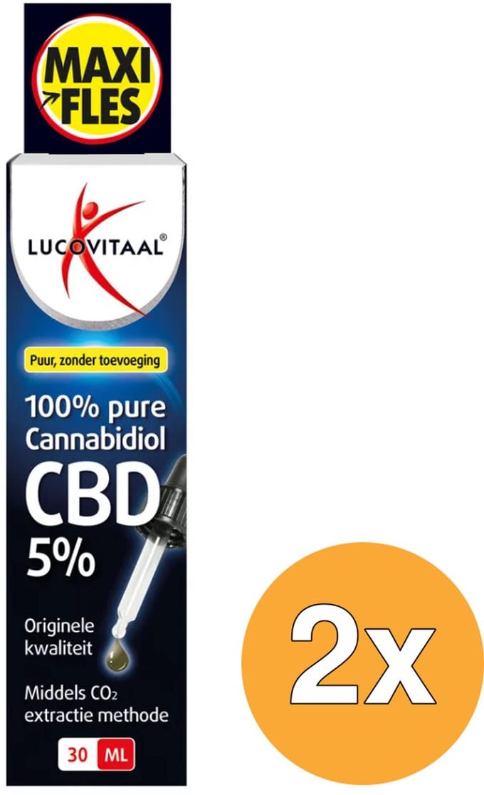 2x Lucovitaal CBD Olie 5% (30 ml)