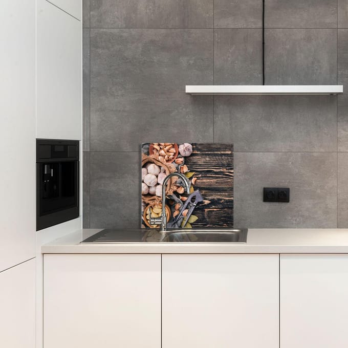 TMK ArtDeko 65x60 Serie - Glazen Spanel - 65x60cm - Veelkleurig