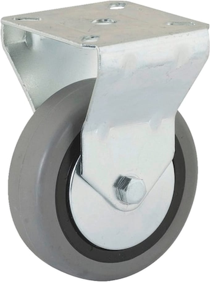 Wurth - Machinebokwiel met vaste plaat - Wiel Met vaste plaat x 4 st - 55 kg