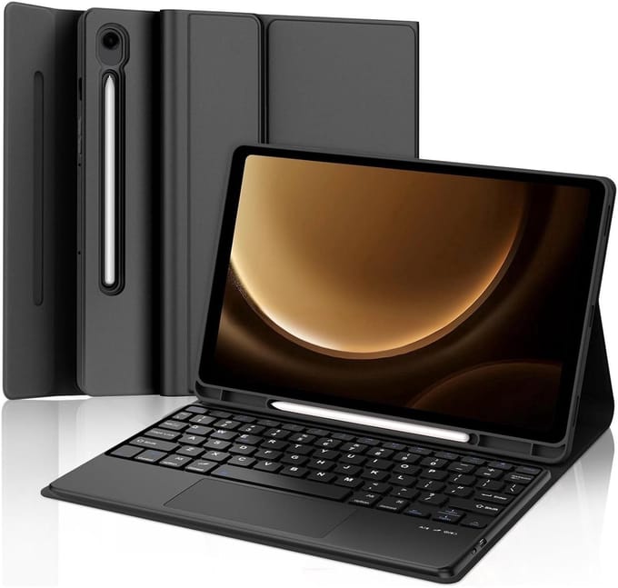 EtuiTab - Tablettoetsenbord - Bluetooth - Touchpad - Samsung Galaxy Tab S10 FE Plus