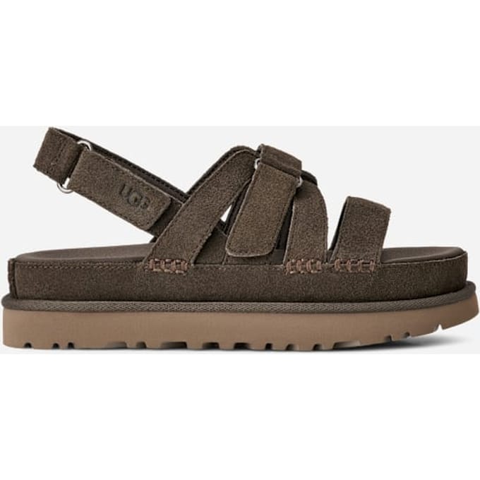 UGG® Goldenstar Gleam Sandal, Suede/Polyester