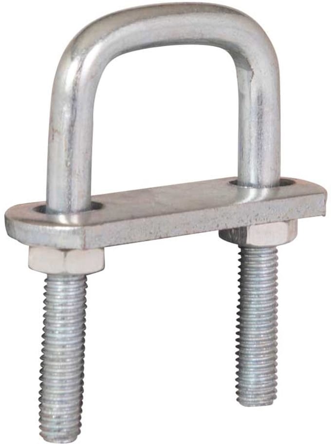 U bout M10 met strop 80 x 43 mm - verzinkt