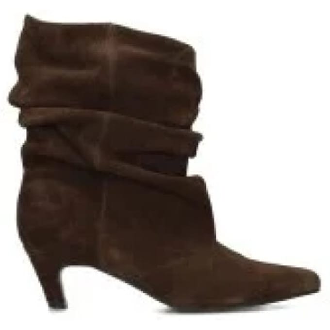 PS Poelman Hannah laarzen brown suede