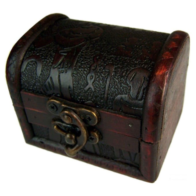 Houten Opbergdoos Medium – Egypte Reliëf