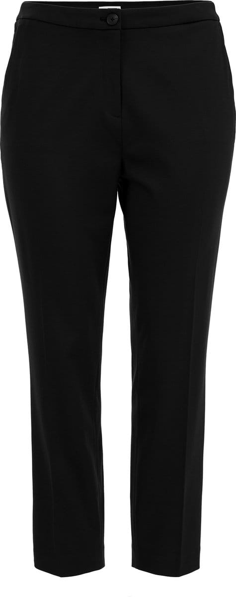 WE Fashion Dames slim fit pantalon met stretch