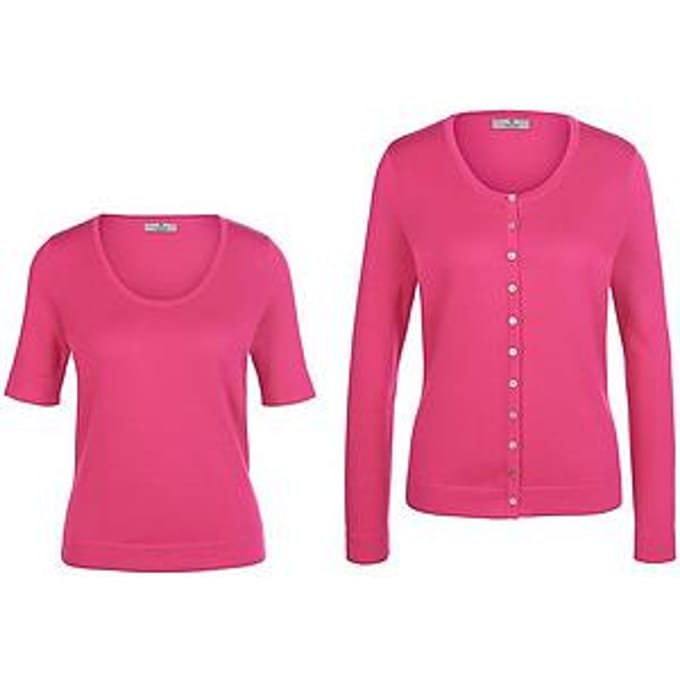 Twinset 100% katoen Van Peter Hahn pink