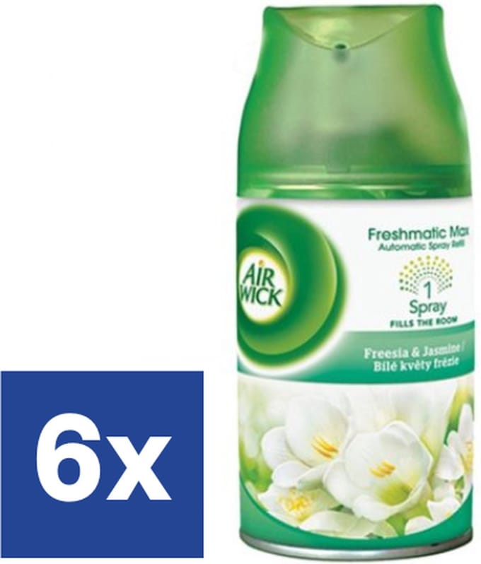 Air Wick - Luchtverfrisser - Navulling - Recharge Jasmin - 250ml x 6