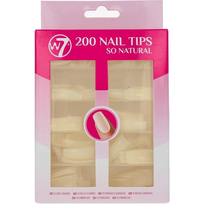 W7 200 Nail Tips So Natural 200 st