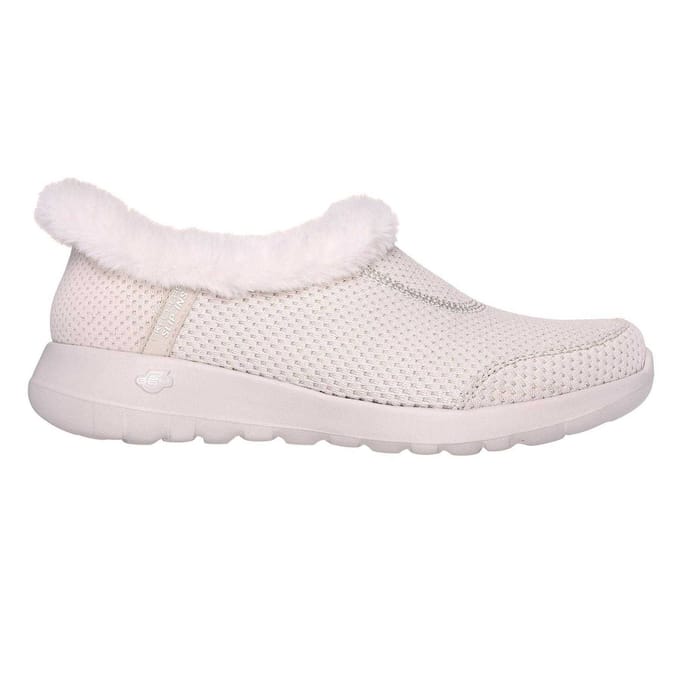 Skechers Platte laarzen voor dames voor onderweg (Natuurlijk)