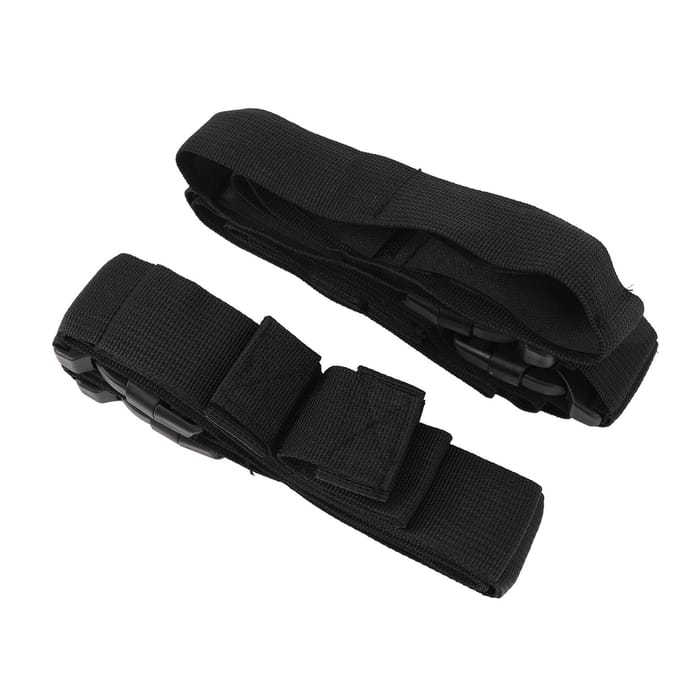 2 Pièces 7 Canne à Pêche Support de Rangement Voiture Longueur Réglable Véhicule Support de Canne à Pêche Sangle Canne à Pêche black