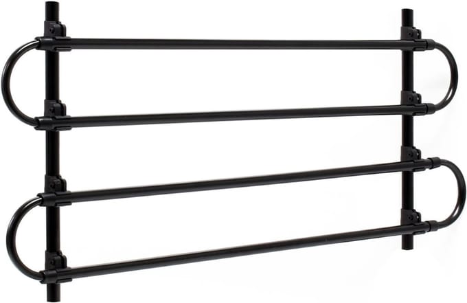 Core® Hondenrek auto - Autorek Hond - Auto Afscheiding – Zwart - 83cm x 5cm x 40cm