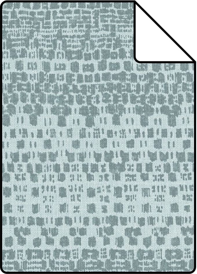 Proefstaal Origin Wallcoverings behang dierenhuid structuur ijsblauw - 26,5 x 21 cm - 347313-S