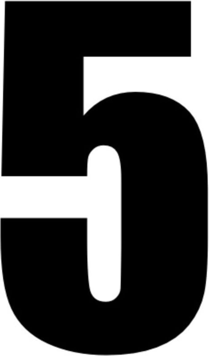 Jumada's - huisnummer - sticker - 5